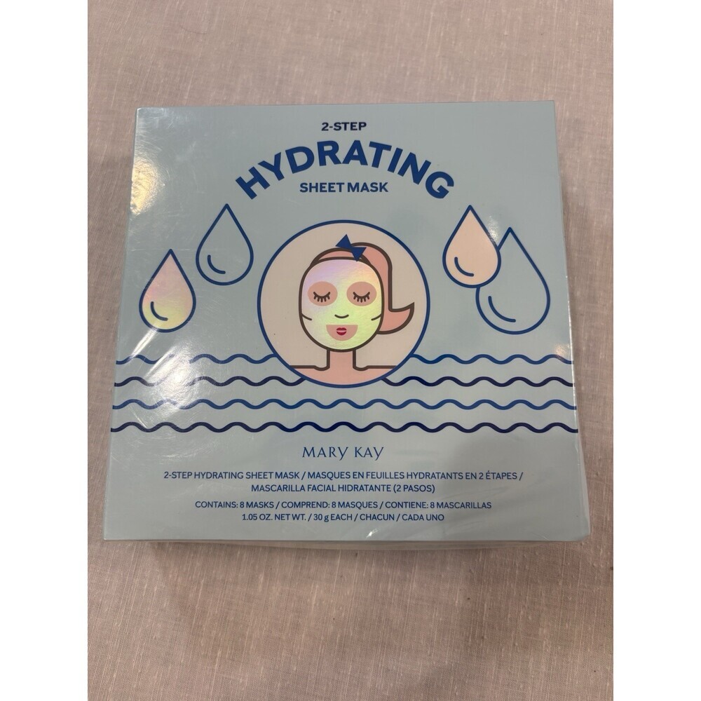 New In Box Mary Kay 2 Step Hydrating Sheet Mask (8/Pack)